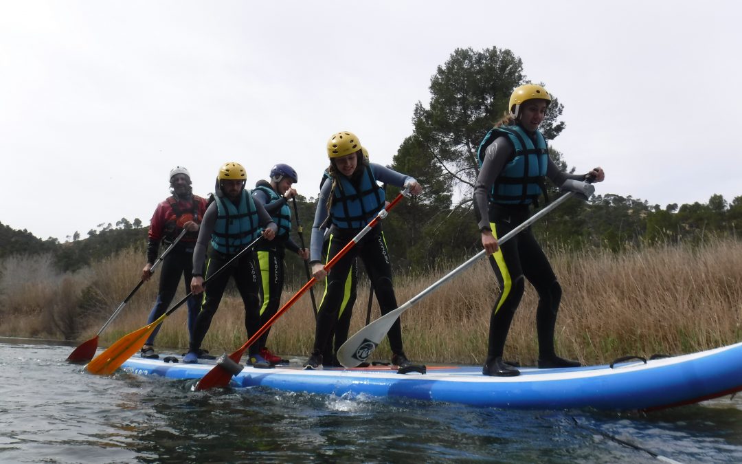 Paddle Sup En el Río Cabriel